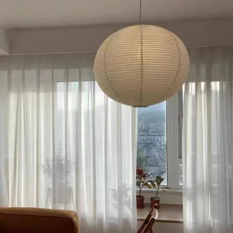 Simple Indoor Japanese style chandelier pendant light for B&B dining room