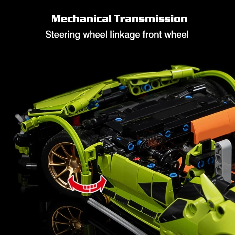 Technical Famous Car Series Model Remote Control Electric Version Competitive Racing Building Blocks Boys Favorite Assembly Toys