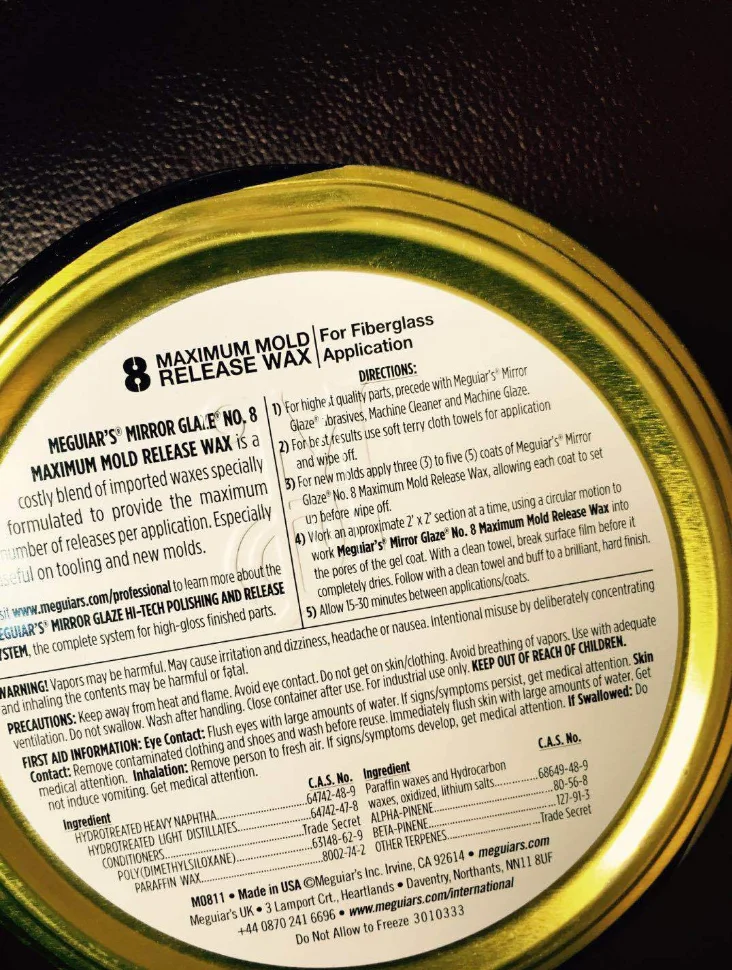 Molding Release Wax  agent for Composite upr Demoulding