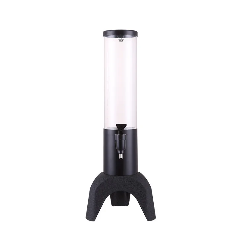 Portable 1.5L Tripod Wine & Beer Dispenser Plastic Water Refrigeration Method for Party Beverages and Liquors