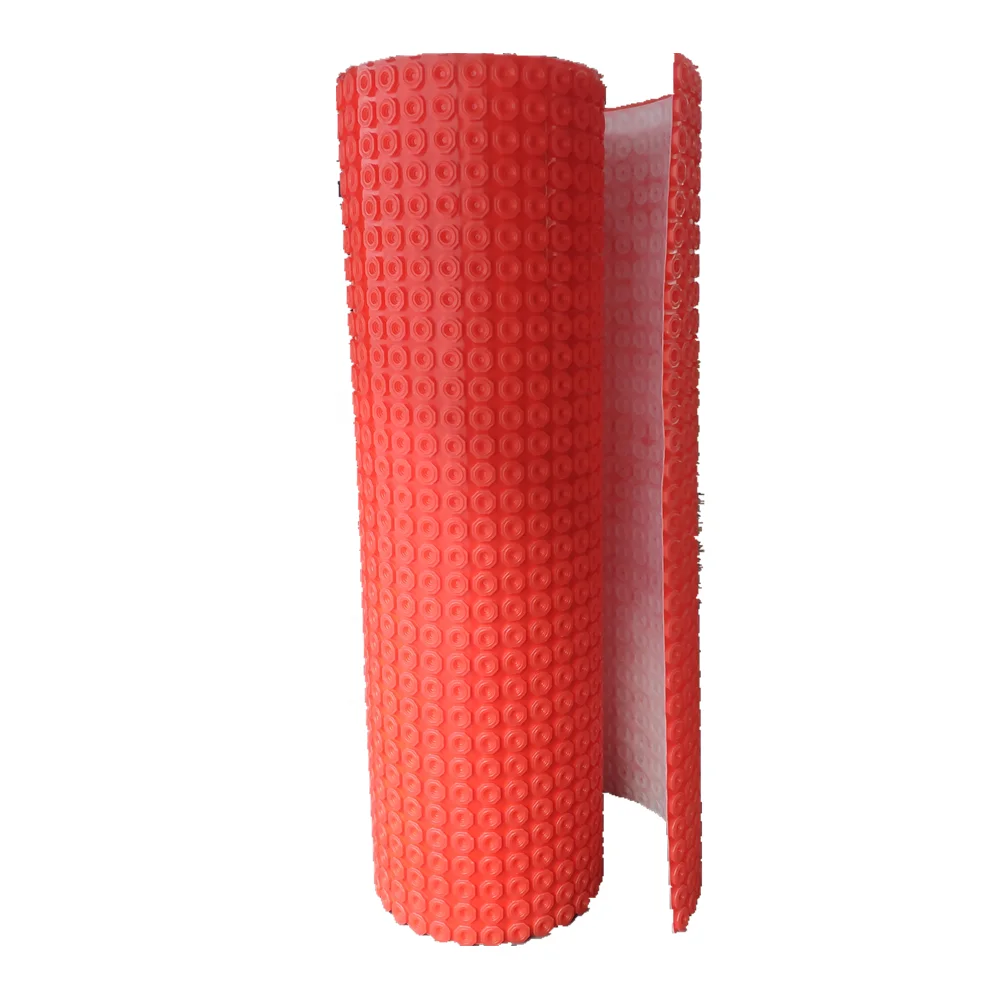 PP+PE Schluter-like Waterproofing Underfloor Heating Mat for electric heating system