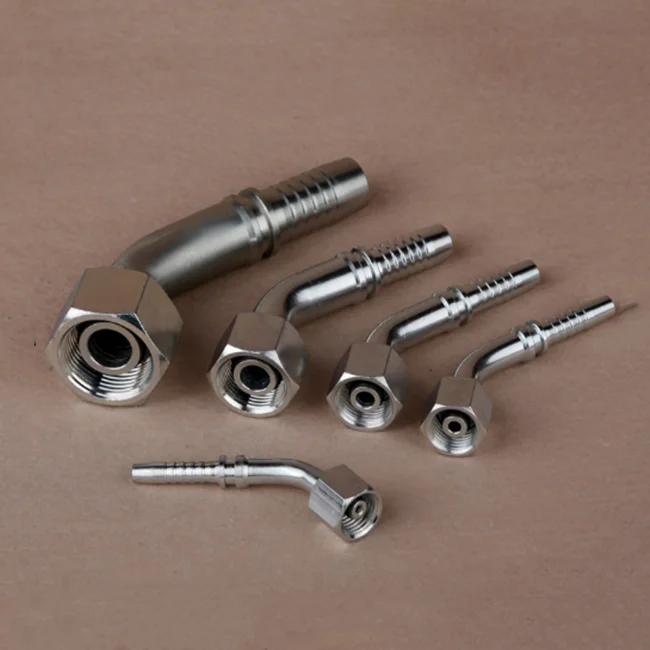 Various shapes Hydraulic distributor metric female fitting 45 degree elbow hydraulic fitting 20541 durable molded