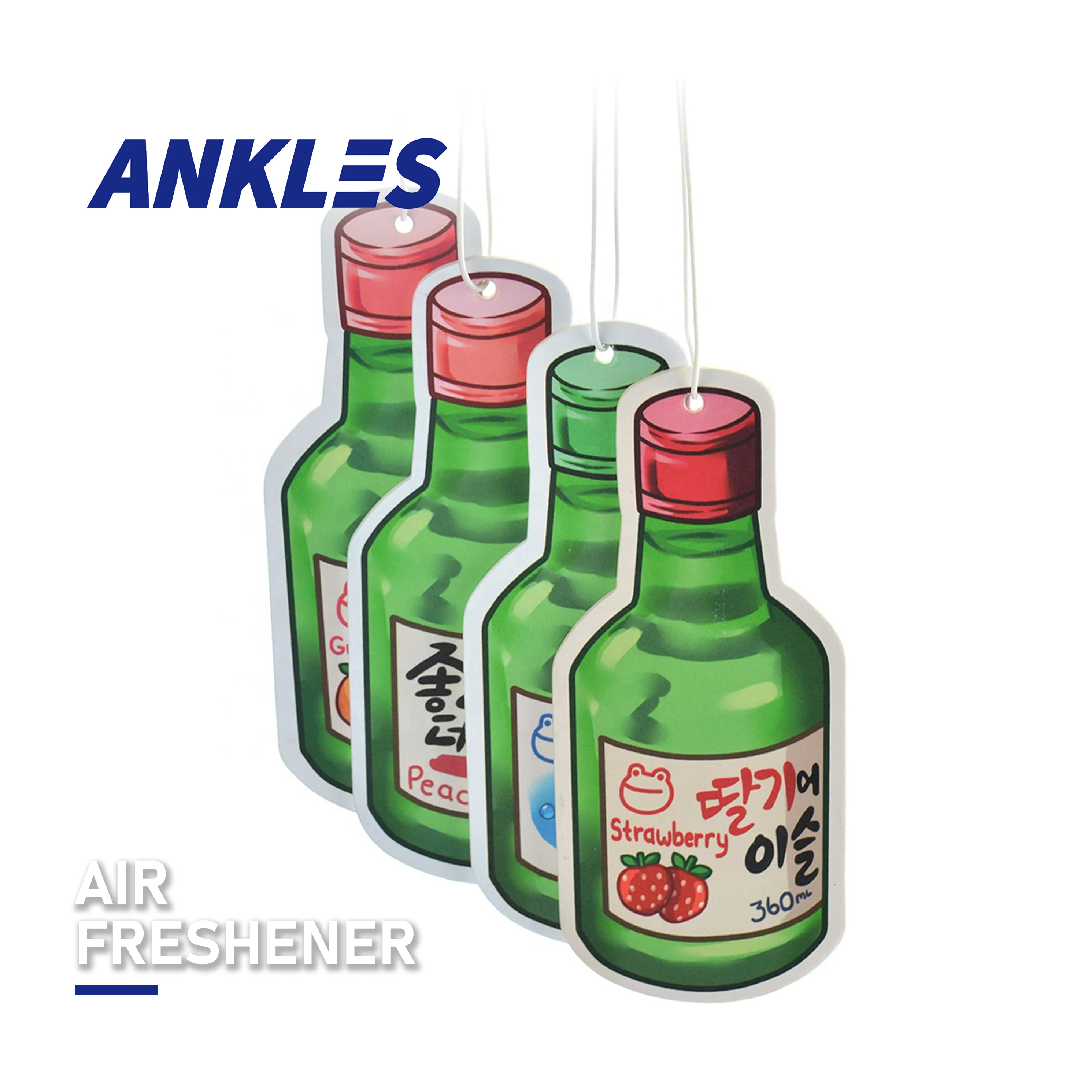 ANKLES wholesale car air freshener rap record scents deodorant custom logo car air freshener