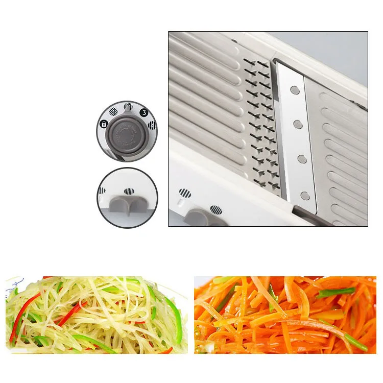 Stainless steel multi-function vegetable cutter shredded vegetable cutter potato grater stainless steel kitchenware