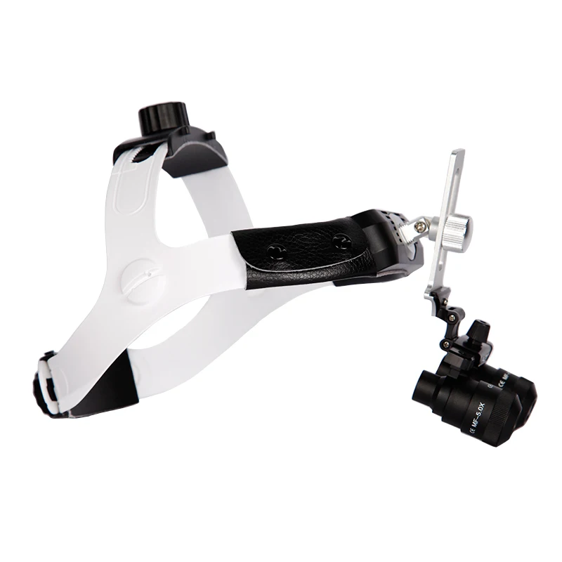 Headband Style Portable Dental Surgical Loupes  Ajustable Magnification(5.0-6.0X)