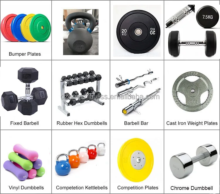 High quality new design fitness body building training gym workout product rubber barbell