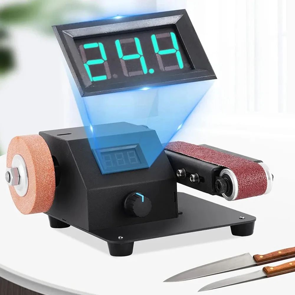 350W Belt Sander Electric Sanding Polishing Machine Grinding Sander Grinder Small Sand-belt Machine