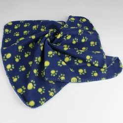 Cozy Paw Printed Cheshire Cat Dog pet Rats Sleep Mat Pad Bed Cover Blanket for Small Animals