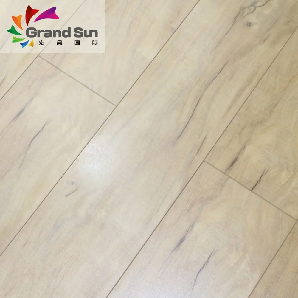 Simple Color Flooring laminate 2216 Ac4 HDF Water Resistance Parquet With Best Price