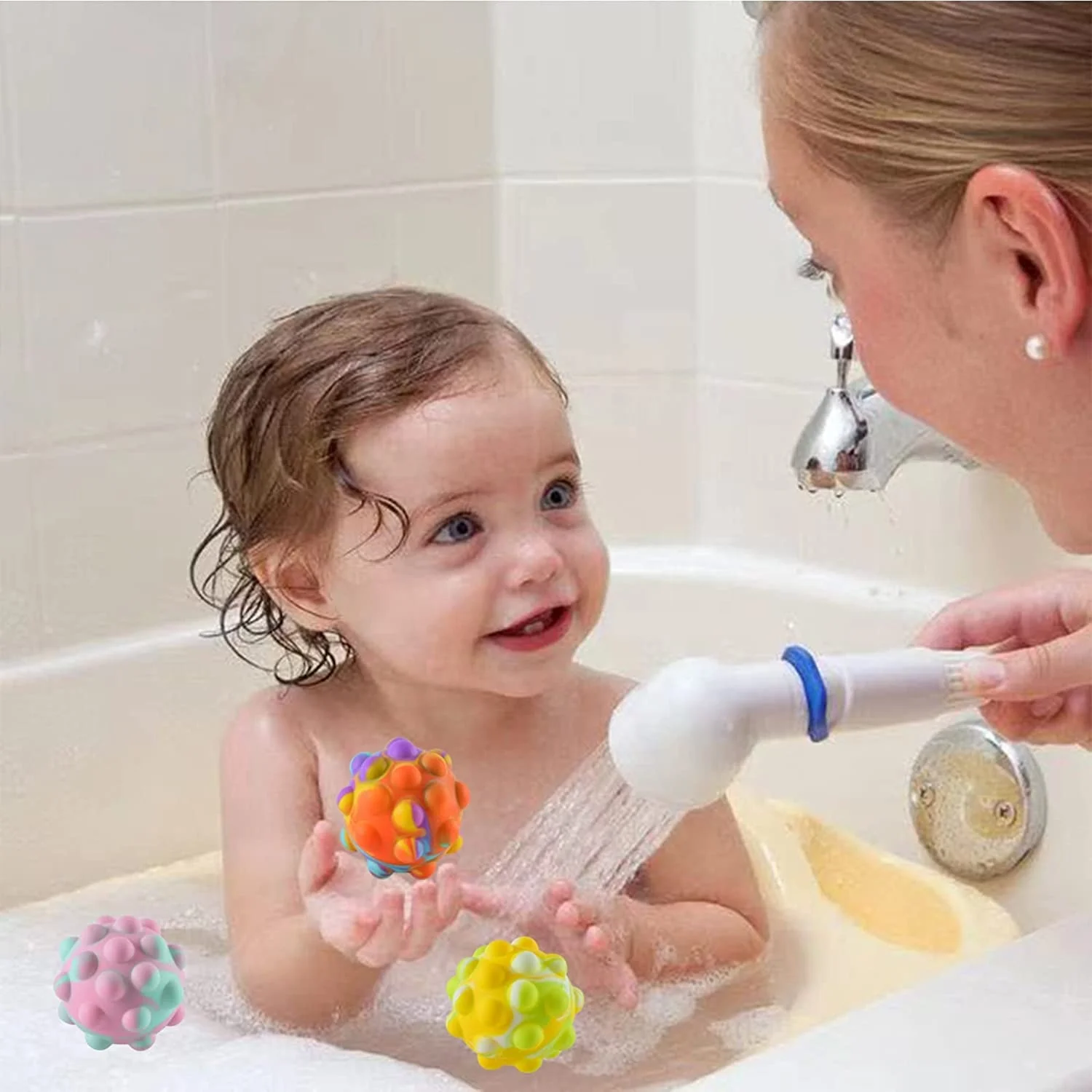 Push Bubble Squeeze 3d pop fidget Ball Bouncing Reliever Stress Ball Fidget Toys For Fidget Ball