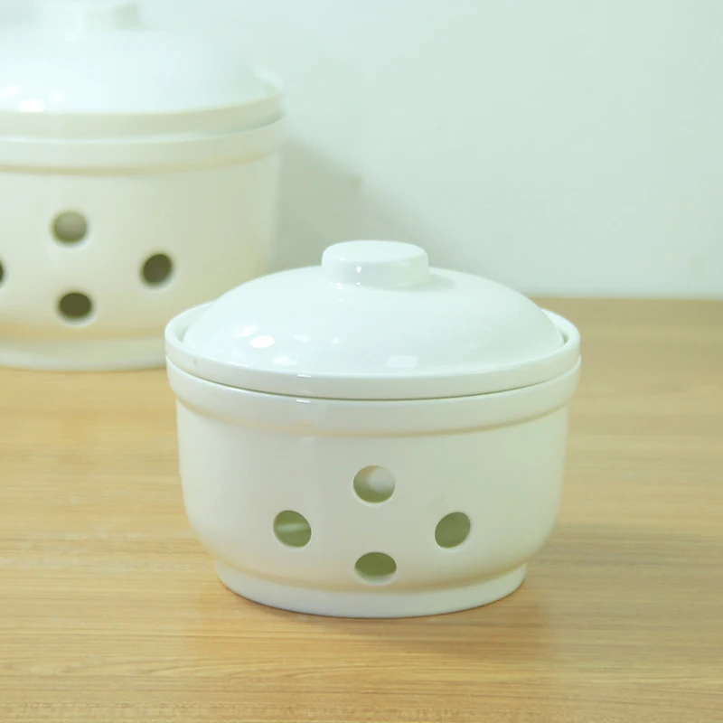 China new design restaurant stew pot ceramic white soup tureen set