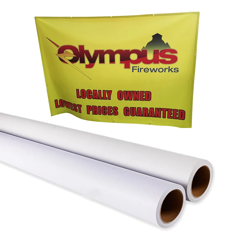 Roll Up Frontlit/blackout Laminated Matte Flex Banner 180g/240g/340g/440g Screen Printing Materials Vinyl Roll Manufacturer