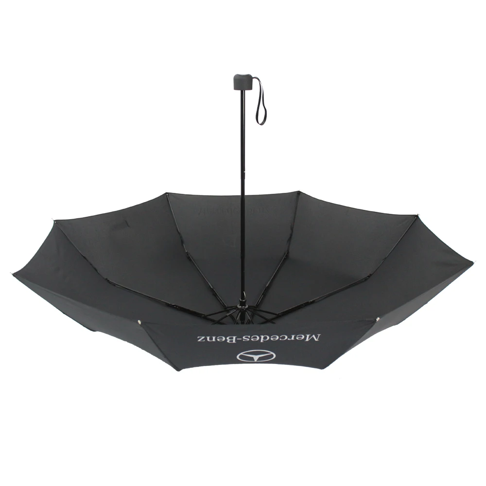 Лидер продаж, солнечные и дождливые зонтики на заказ с принтами логотипа клиента, недорогой складной ручной Зонт с 3 карманами