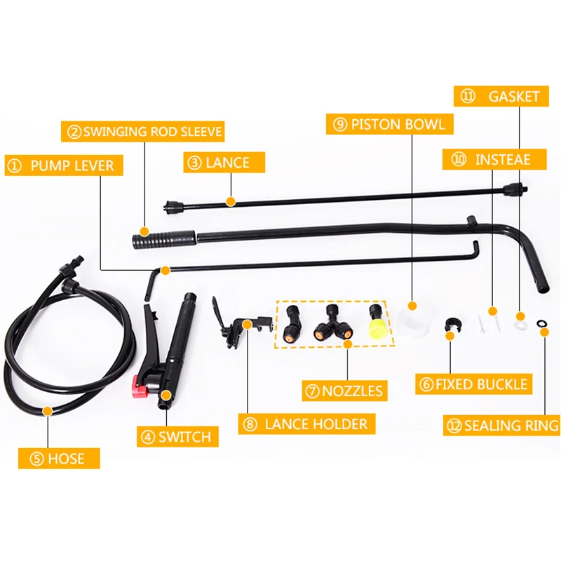 16L Agriculture Manual Knapsack Farmer Sprayer Backpack Manual Sprayer for Farming