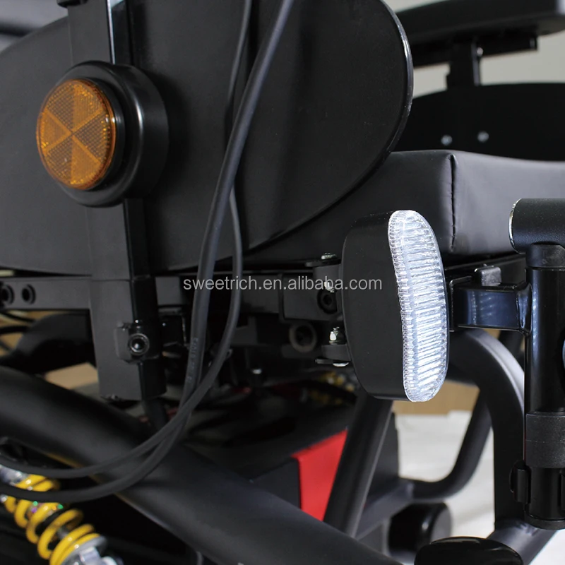 Foldable Aluminim Off Road Standing Cerebral Palsy Electric Wheelchair with Joystick Controller