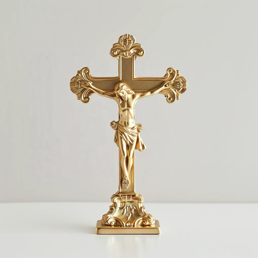 Customized high quality icon sculpture orthodox Jesus statue praying for use in places of worship