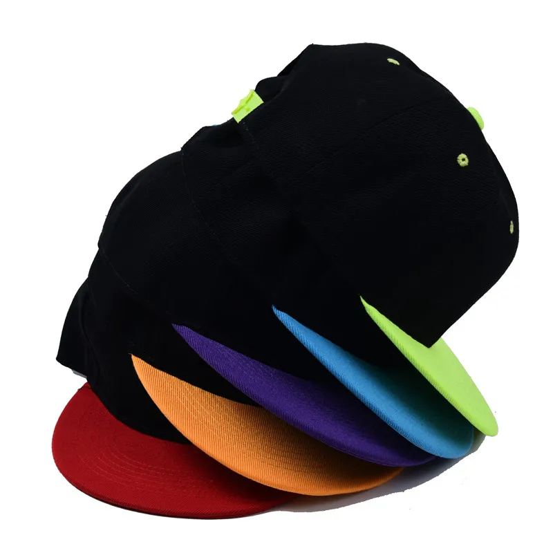 Basketball Caps Basketball Cap Hip Hop Trucker Dad Hat Classic Color Matching Flat Bill Custom Gorras Customised Snapback Caps
