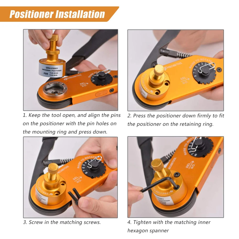 JRready ST2031 Tool Kit  YJQ-M300 Aircraft Wire Cable Crimper 6-14AWG UF4-C001 Adjustable Positioner