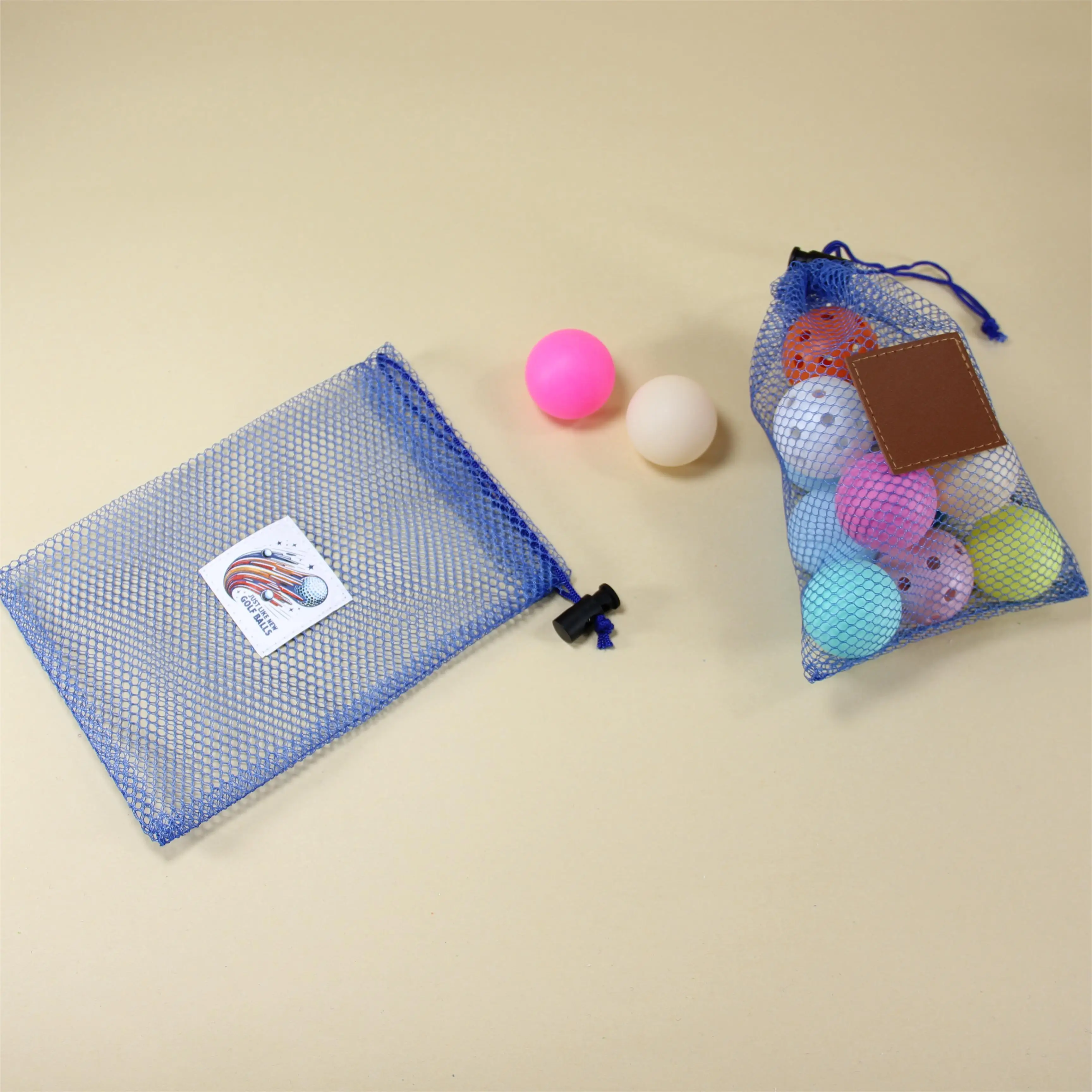 Different Size Multifunctional Storage Nylon Mesh Drawstring Bag for Golf Balls Fruit Vegetable Package