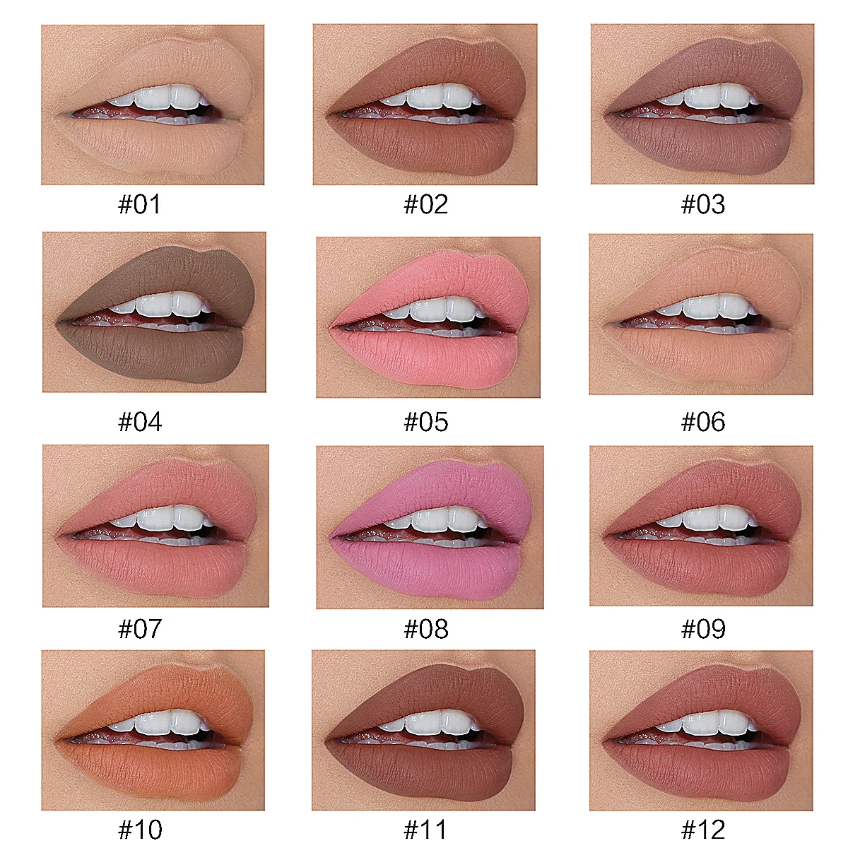 No logo wholesale high quality waterproof liquid matte lipstick private label