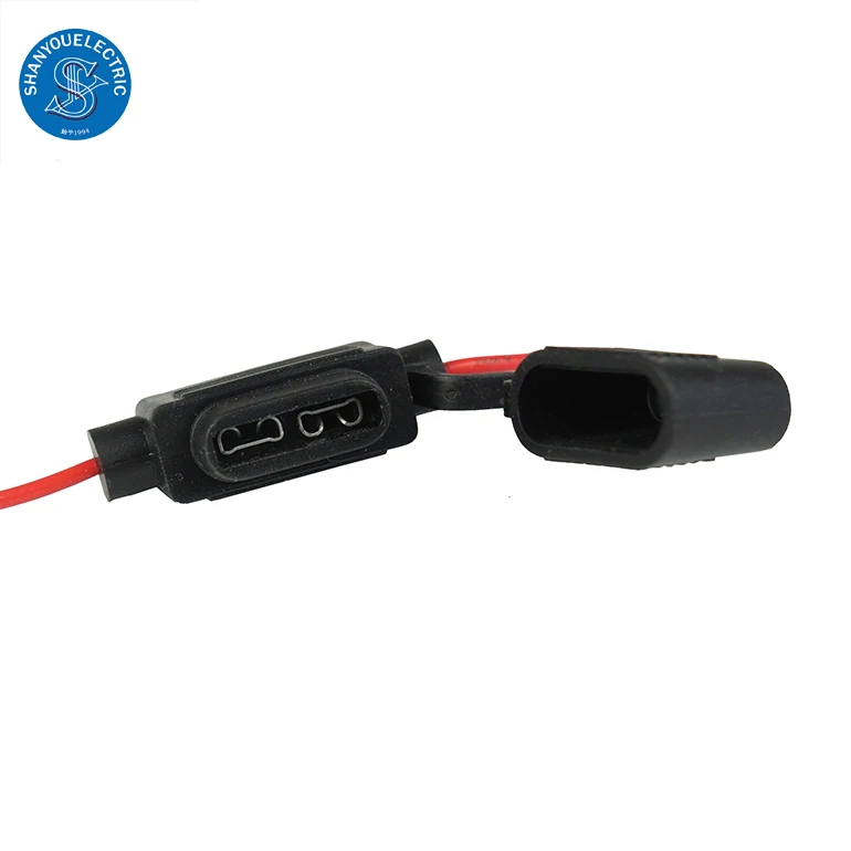 Custom OEM in Line Car Fuse Holder ATM Blade Mini Fuse Cable Assembly Auto Wire Harness Automobile as Custom Request Hard Carton