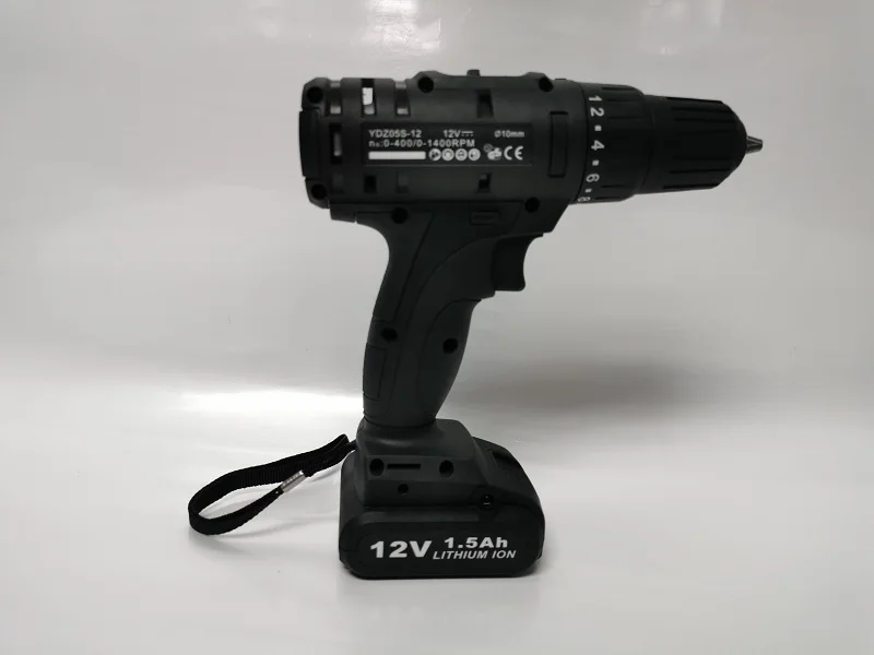 YIDA Brand YDZ06S-16 Electric Tools  Lithium Power 12V Cordless Drill  Battery Power Tools