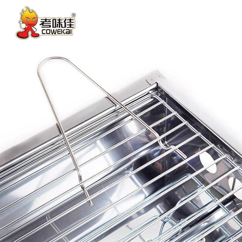 Korean Japanese Outdoor Portable Instant BBQ Stainless Steel Folding Charcoal Barbecue Grills