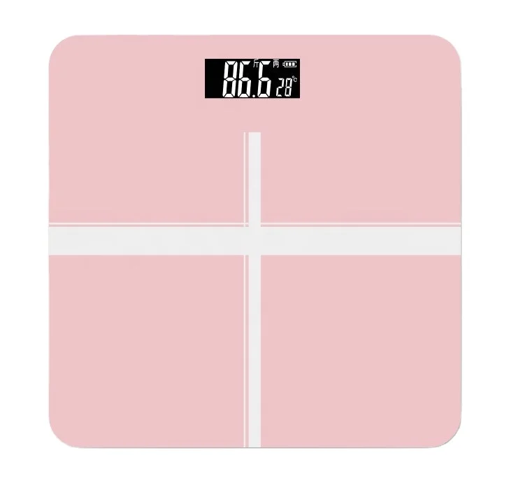 Однотонный светодиодный экран из закаленного стекла для бытовых весов весы ванной простые и красивые 180кг