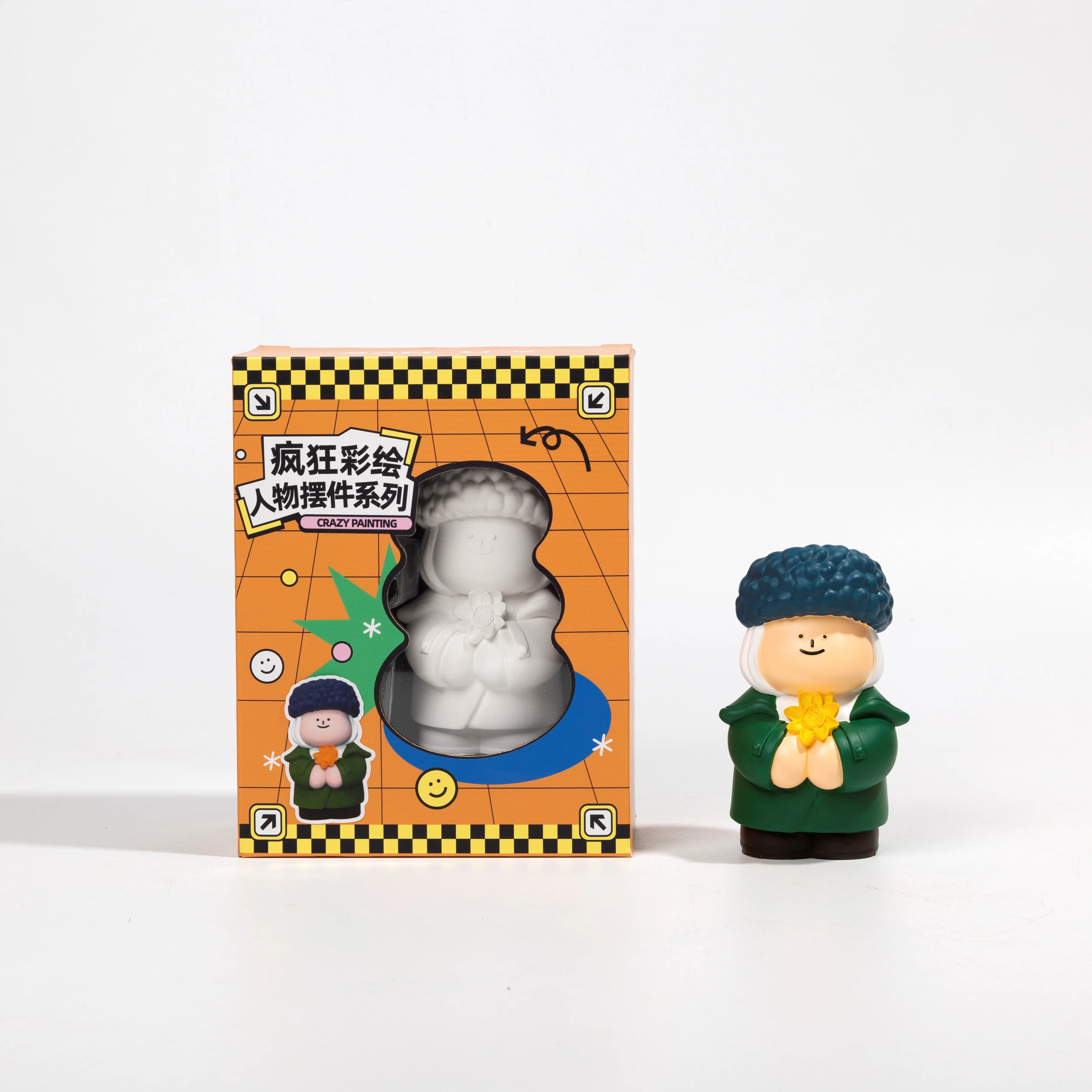 new crafts diy drawing toys 2024,plaster figures doll painting art ornaments Coloring toy kit,kids educational toys for children