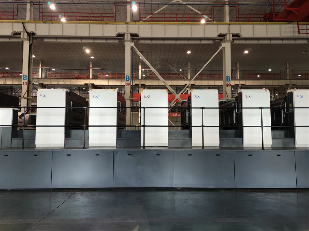 CMYK 4 color box packaging lithography printing machine XJ145-4  package printing machine