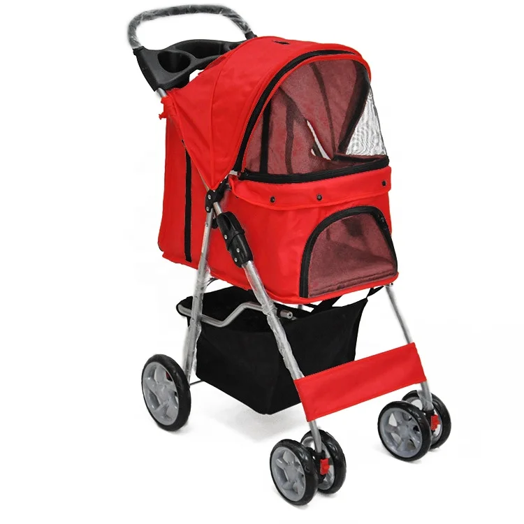 Dogs Luxury Pink Travel 4 Wheel 2 1 Large Multifunctional Child Toy Pet Stroller