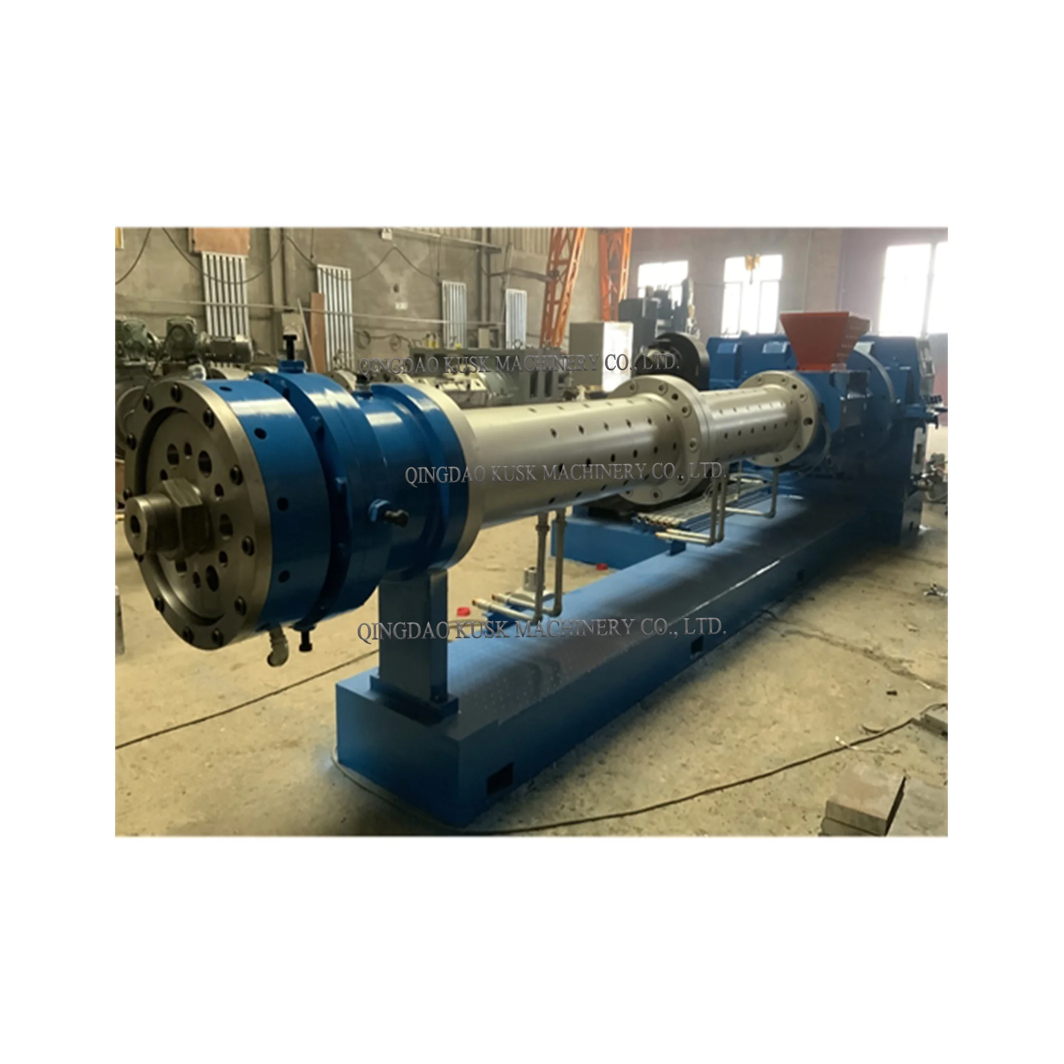 pin barrel cold feed extruder used for truck tire tread extrusion machine