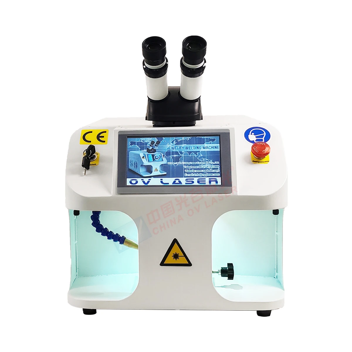 Laser machine welded in silver and gold laser soldering machine for jewelry mini portable welding machine for jewelry store use