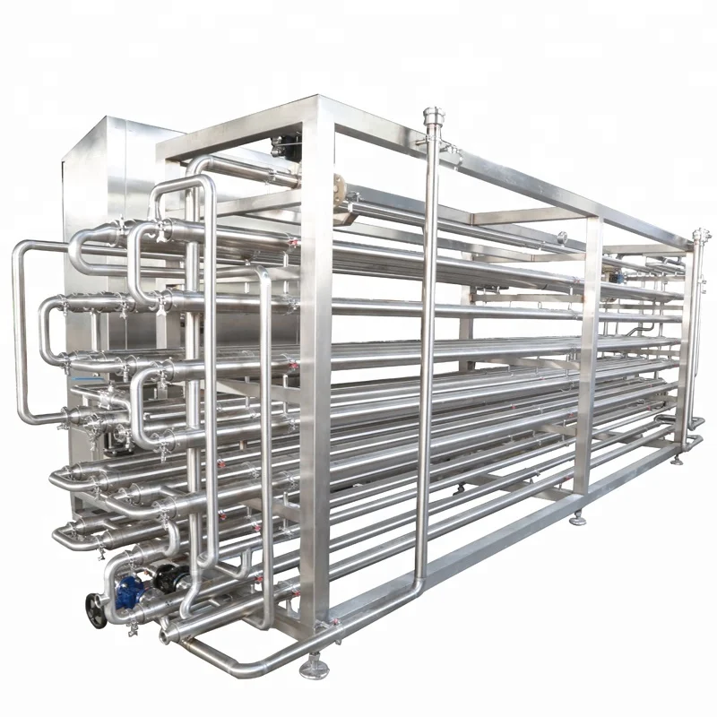 Трубчатый пастеризатор для фруктового сока, UHT для продажи