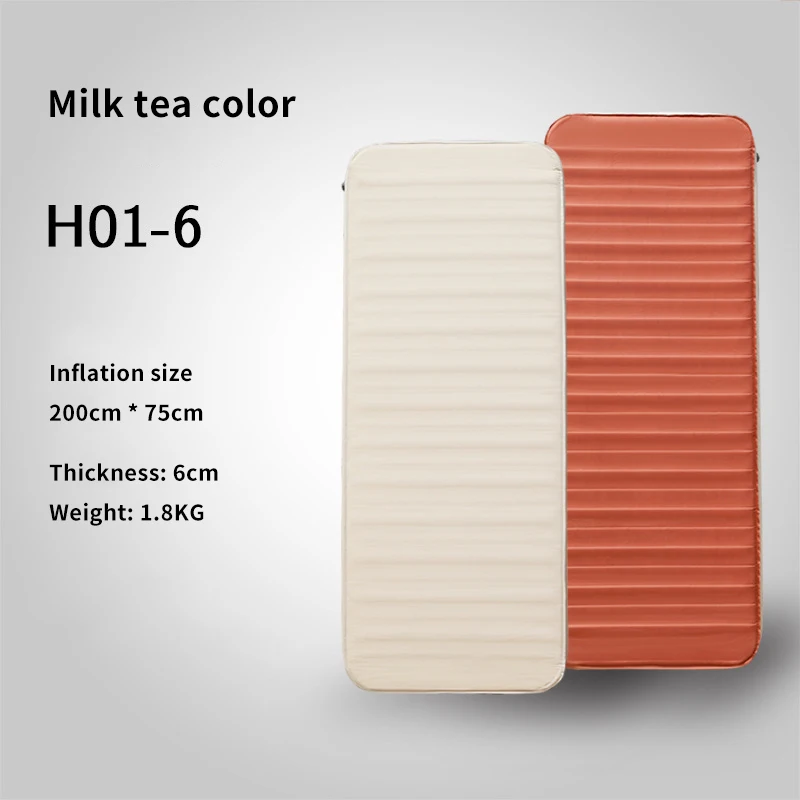 Wholesale Outdoor Sleeping Mat Camping Inflatable Bed Mattress Double Camping Inflating Sleeping Camping Pad For Outdoor Hiking