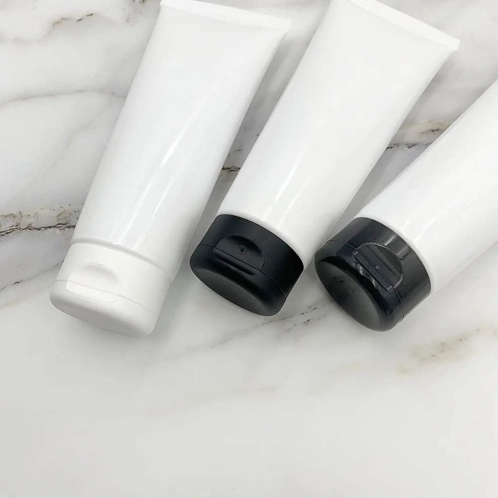 New Arrival 30g 50g 100g White Plastic Squeeze Tube Cosmetic Eye Cream face Cream Soft Tube Gel Packaging container
