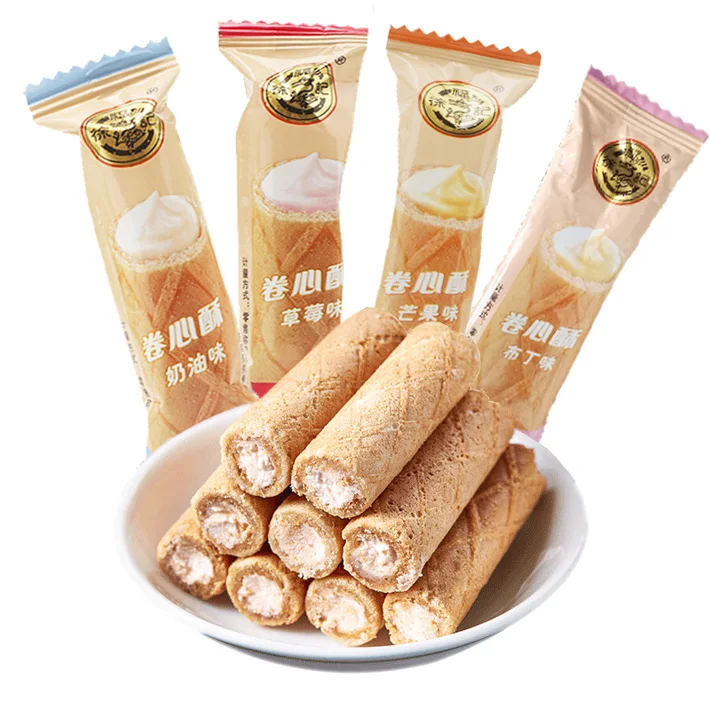 Factory Wholesale Factory Supply Natural Healthy Biscuits Roll Cake