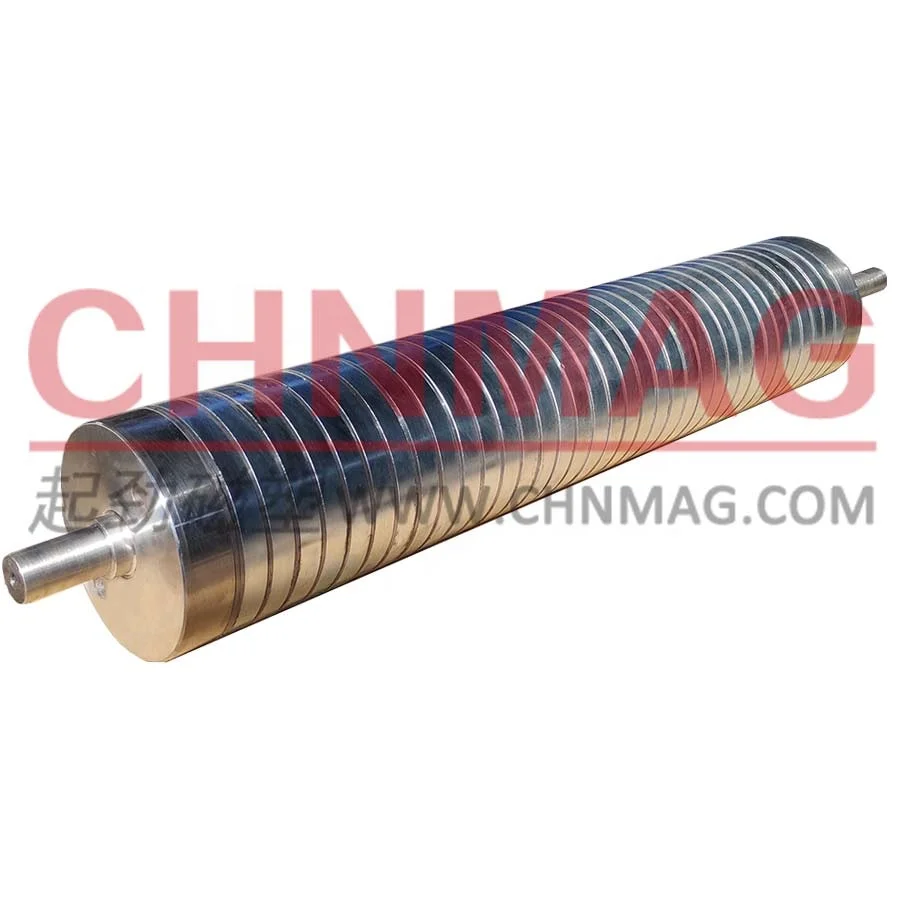 Strong rare earth magnet roller