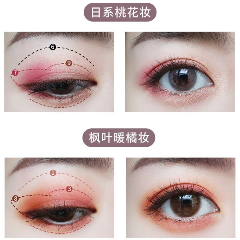 Custom magnetic empty make up palette wholesale eyeshadow pallet packaging with mirror