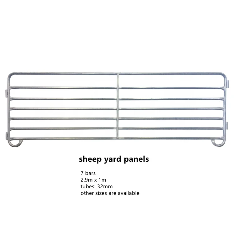 wholesale galvanized farm round pen cattle yard 16 foot cattle fence panel