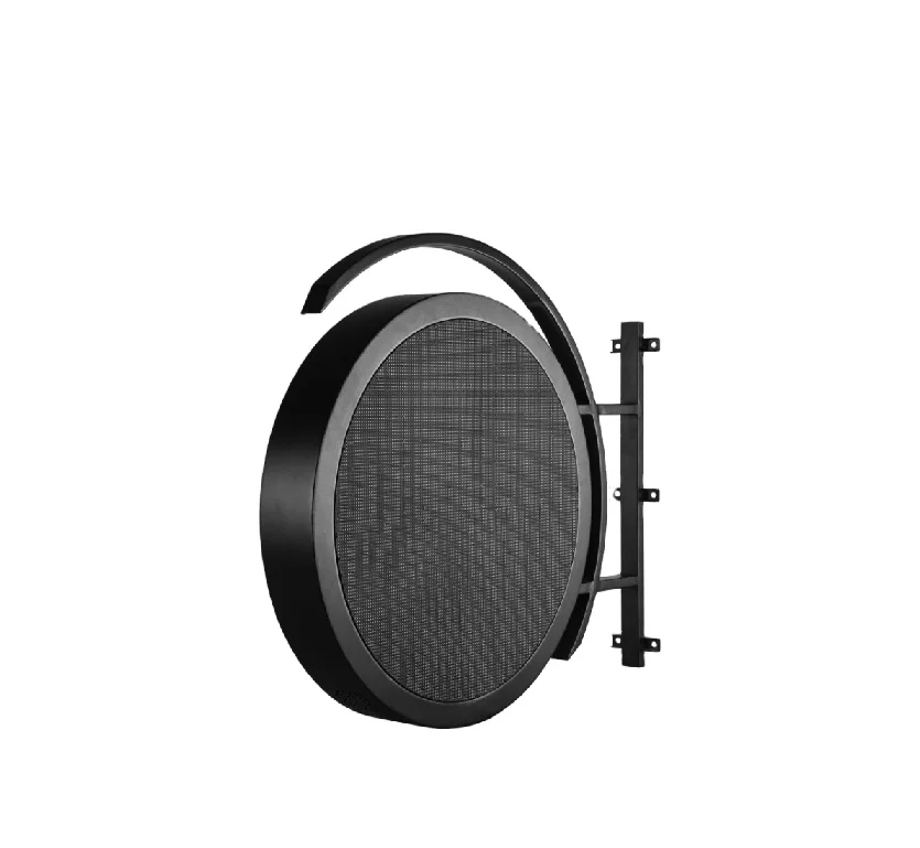 Indoor  P2/P2.5 double sided round led display store sign advertising signage