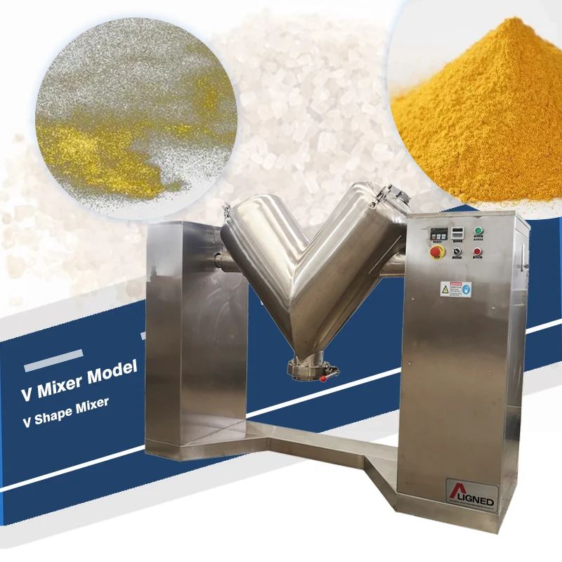 High efficiency  V Mixer Product mixer machines Lab Dry Powder Mixing Machine