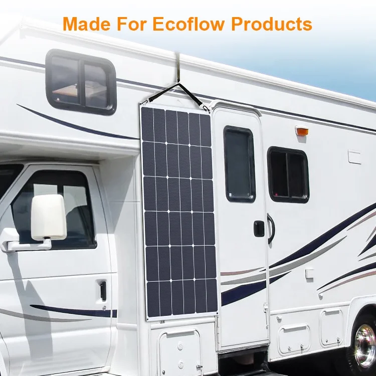 For Boats Sailboats Motorhome RV Car Yacht Caravans Lorry Trailer Cabin High Efficiency Semi Flexible Solar Panel Marine Panel