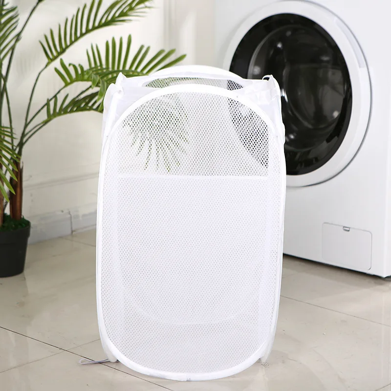 2024 Folding laundry basket bathroom dirty clothes storage basket large capacity dirty clothes basket