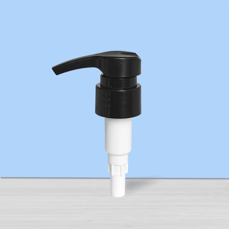 Cosmetic with lotion pump 28mm lotion pump nozzle dispenser suppliers plastic black lotion pump 28mm