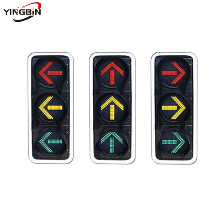 High-Quality Custom Traffic Signal Lights for Road Safety with Arrow Indicators
