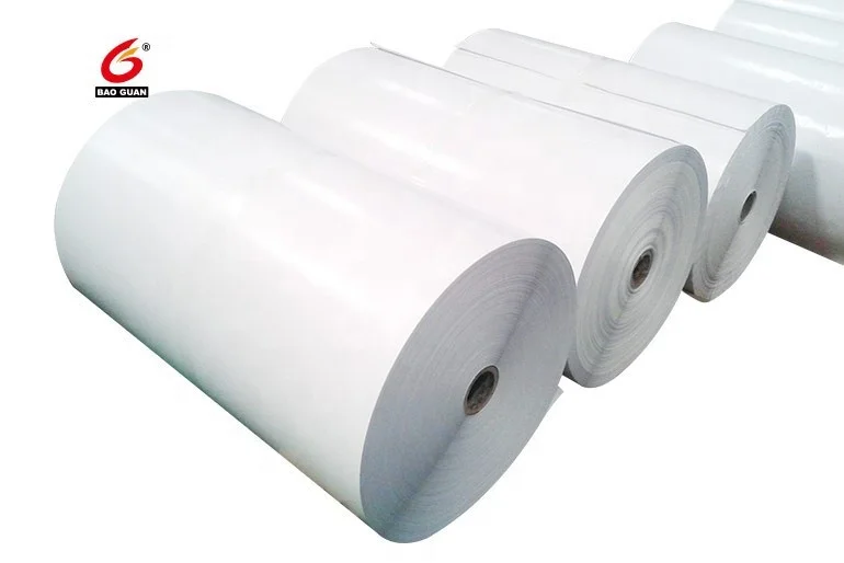 brown color double sides silicone release kraft paper jumbo rolls