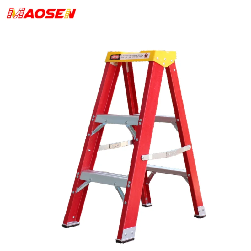Single Side GRP Fiberglass Folding Step Ladder
