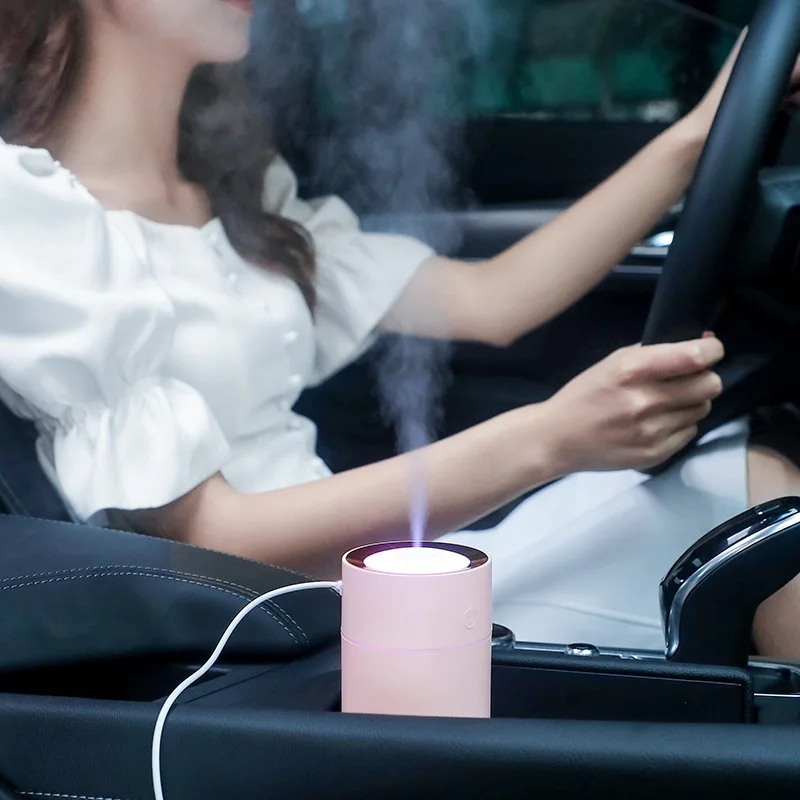 Портативный Беспроводной Автомобильный увлажнитель воздуха 7 видов цветов Usb номер увлажнители 320 мл домашний ультразвуковой