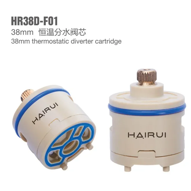 
HAIRUI 38mm thermostatic diverter Ceramic disc cartridge for Tap,Faucet,Mixer HR38D-F01,Factory export directly 